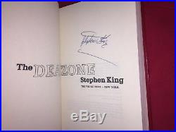 Stephen king library signed first edition autographed book rare the dead zone