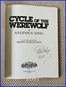 Stephen king signed cycle of the werewolf 1st limited trade edition with letter