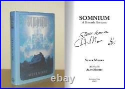 Steve Moore &Alan Moore Somnium Signed 1st/1st (2011 Ltd First Edition DJ)