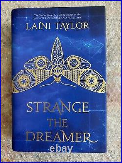 Strange The Dreamer By Laini Taylor Signed 1st Edition Hardback Sprayed Edges