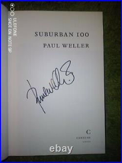 Suburban 100 Paul Weller Selected Lyrics. 1st/1st 2007 HB NEW SIGNED
