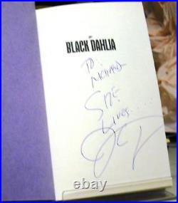THE BLACK DAHLIA inscribed by author James Ellroy 1st/1st