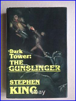 THE DARK TOWER THE GUNSLINGER Stephen King SIGNED 1st edition hc fine
