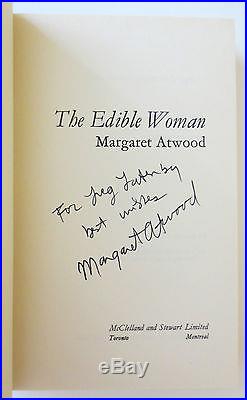 THE EDIBLE WOMAN By Margaret Atwood (First Edition, Signed By Author & Artist)