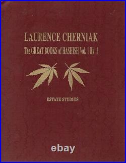 THE GREAT BOOKS of HASHISH v1 #3 Cherniak CANNABIS SIGNED, LIMITED 1ST EDITION