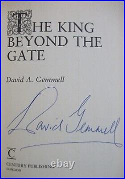 THE KING BEYOND THE GATE David Gemmell UK SIGNED 1st ED HB/DJ Century VERY RARE