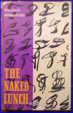 THE NAKED LUNCH WILLIAM BURROUGHS 1ST 1959 Paris edition