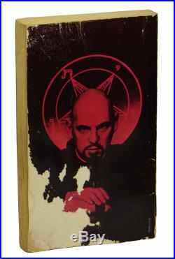 THE SATANIC BIBLE First Edition SIGNED BY ANTON LAVEY 1st Printing 1969 COS