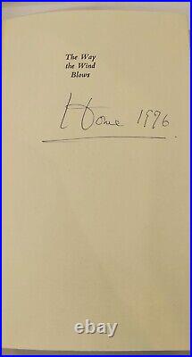 THE WAY THE WIND BLOWS Lord Alec Douglas-Home SIGNED 1st/1st 1976 TORY PM