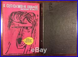 TRUE FIRST STATE of FIRST EDITION of A CLOCKWORK ORANGE by Anthony Burgess RARE