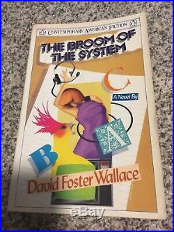 TWO David Foster Wallace SIGNED 1st Editions Brief Interviews. & Broom Of