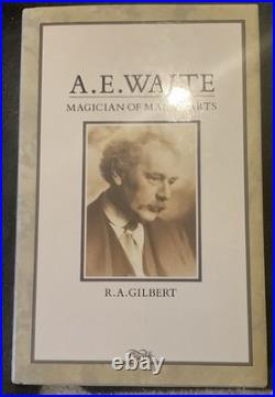 Tarot A. E. Waite Magician of Many Parts R. A. Gilbert signed first edition