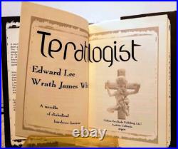 Teratologist SIGNED by Edward Lee & Wrath James White 1st Edition, Limited