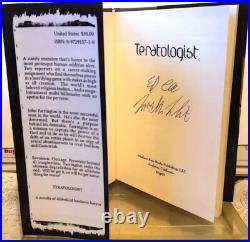 Teratologist SIGNED by Edward Lee & Wrath James White 1st Edition, Limited