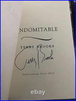Terry Brooks First Edition SIGNED Indomitable