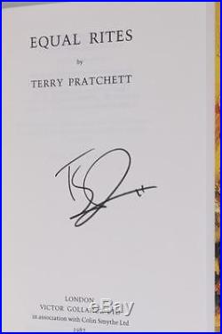 Terry Pratchett Equal Rites Gollancz, 1987, First Edition. Signed