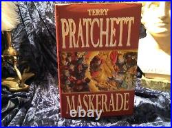 Terry Pratchett, Maskerade, Signed, First Edition, Fifth Impression, 1995