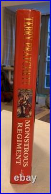 Terry Pratchett Monstrous Regiment SIGNED 1st Edition/1st Print Discworld 2003