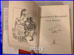 Terry Pratchett Monstrous Regiment SIGNED 1st Edition/1st Print Discworld 2003 Terry Pratchett Monstrous Regiment SIGNED 1st Edition/1st Print Discworld 2003