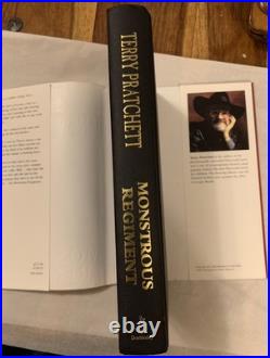 Terry Pratchett Monstrous Regiment SIGNED 1st Edition/1st Print Discworld 2003