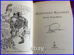Terry Pratchett Monstrous Regiment signed first edition first impression