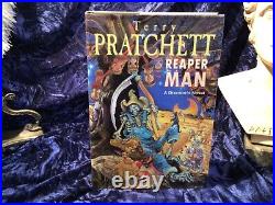 Terry Pratchett, Reaper Man, Signed, First Edition, First Impression, 1991