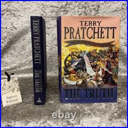 Terry Pratchett Signed & Sketch The Truth UK First Edition 1/1 HBK Discworld