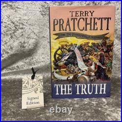 Terry Pratchett Signed & Sketch The Truth UK First Edition 1/1 HBK Discworld