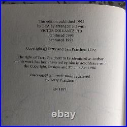 Terry Pratchett, Small Gods, Signed, 1st Edition 1992 By BCA