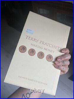 Terry Pratchett first edition signed Making Money Number 46/2500