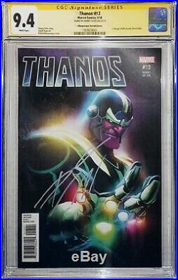 Thanos 13 125 Variant CGC 9.4 Signed Donny Cates 1st Cosmic Ghost Rider NM