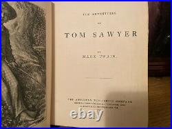 The Adventures of Tom Sawyer, Mark Twain (1876), True 1st Edition, SIGNED (JSA)