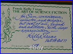 The Art Of Science Fiction = Frank Kelly Freas = Signed 1st Edition