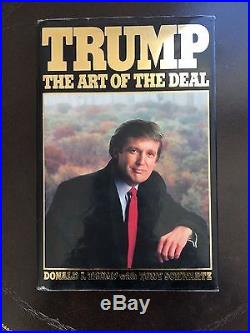 The Art of the Deal by Donald Trump Signed First Edition