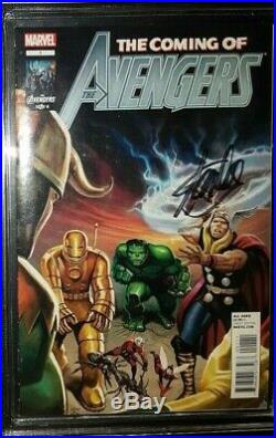 The Avengers #1 (Sept 1st 1963, Marvel) & 2012 reprint SIGNED Stan lee