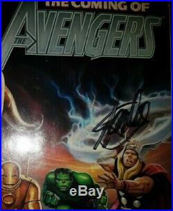 The Avengers #1 (Sept 1st 1963, Marvel) & 2012 reprint SIGNED Stan lee