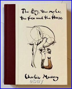 The Boy The Mole The Fox & The Horse Charlie Mackesy Signed & Doodle Red 1/1 HB