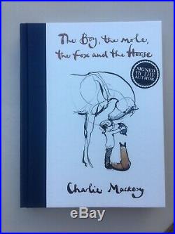 The Boy The Mole The Fox and The Horse SIGNED Charlie Mackesy SIGNED 1st Edition