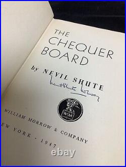 The Chequer Board By Nevil Shute HB 1947 Signed 1st Edition Acceptable
