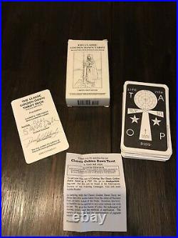 The Classic Golden Dawn Tarot Deck In Black And White FIRST EDITION Signed