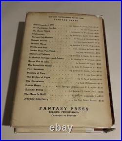 The Cometeers Jack Williamson Fantasy Press 1950 Signed First Edition DJ Mylar