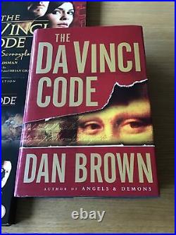 The Da Vinci Code Bundle Tom Hanks Signed DVD, First Edition Book + Screenplay
