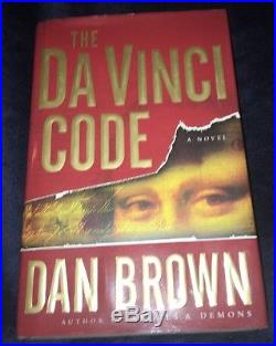 The Da Vinci Code Dan Brown Autographed Signed True First Edition Psa Dna
