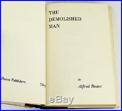 The Demolished Man by ALFRED BESTER SIGNED First Edition 1953 Hugo Award 1st