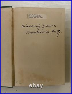 The Elfin Forest by Francis M. Fultz, Signed First Edition, 1923
