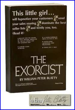 The Exorcist WILLIAM PETER BLATTY Signed Advance Reading Copy First Edition