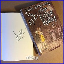 The Eyes of the Killer Robot by John Bellairs (Signed First Edition, Hardcover)