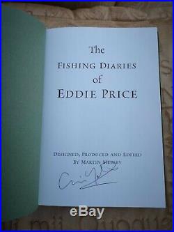 The Fishing diaries of Eddie Price SIGNED by Chris Yates 1st edition