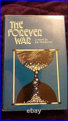The Forever War by Joe Haldeman 1974 HCDJ First Edition SIGNED
