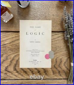 The Game of Logic Lewis Carroll Signed 1887 First Edition 1st The Game of Logic Lewis Carroll Signed 1887 First Edition 1st